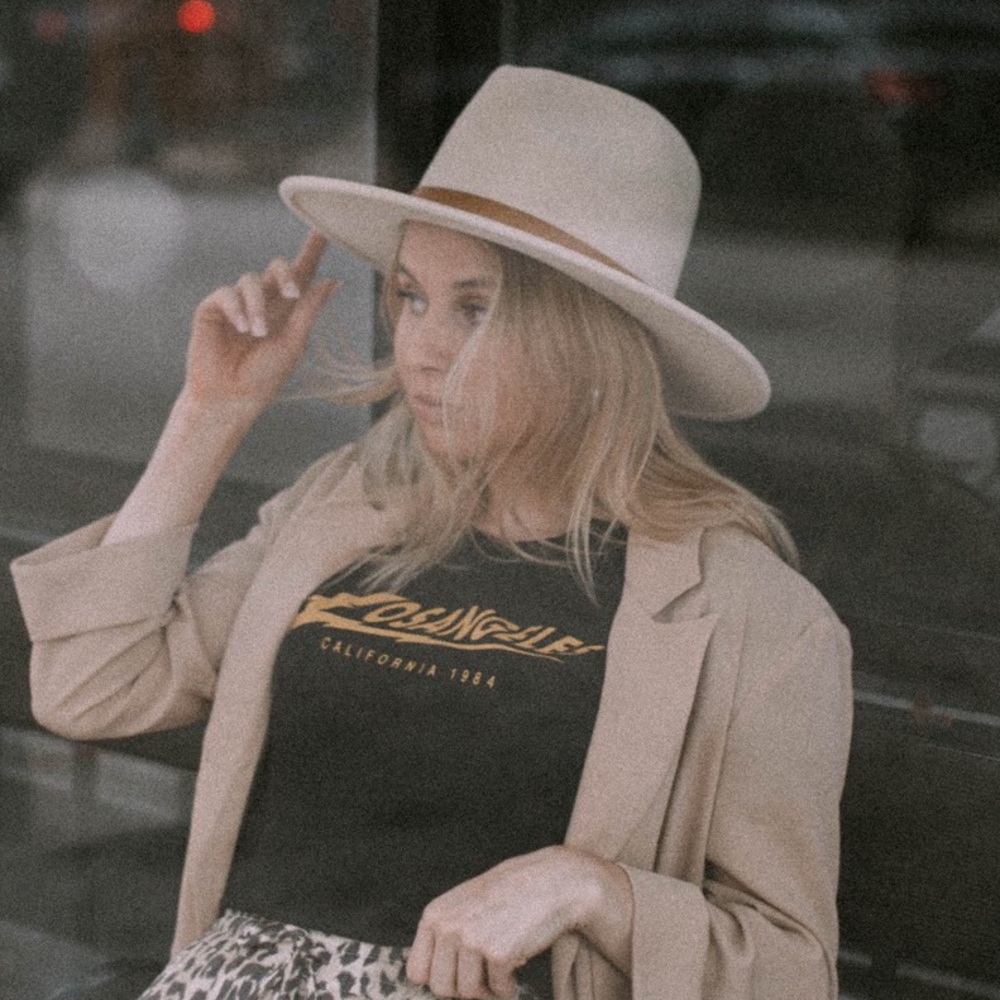 Lack of color hat